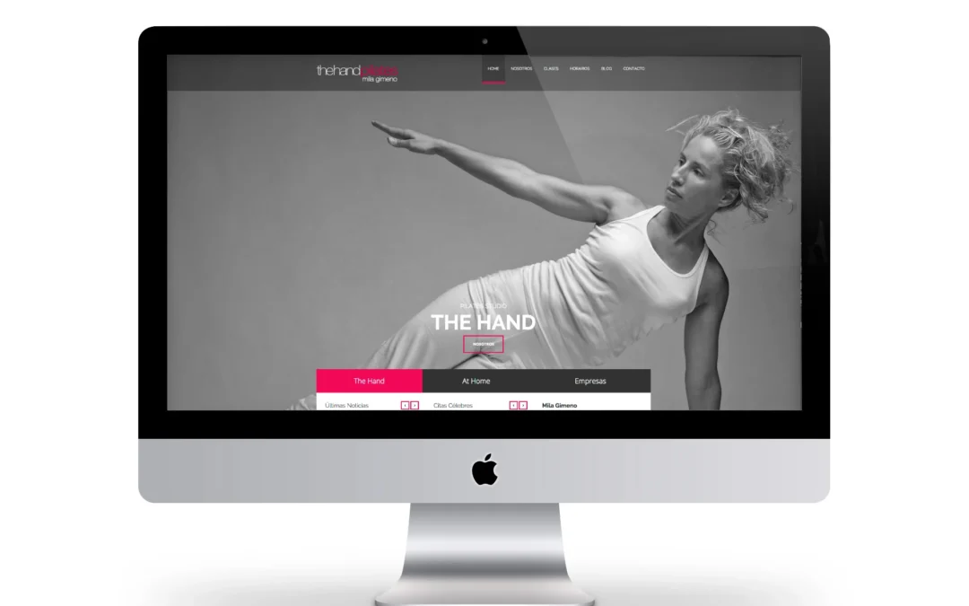 Diseño web para The Hand Pilates