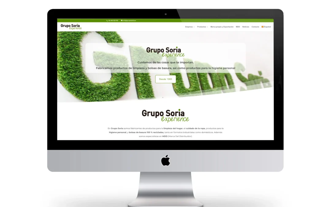 Diseño web para Grupo Soria
