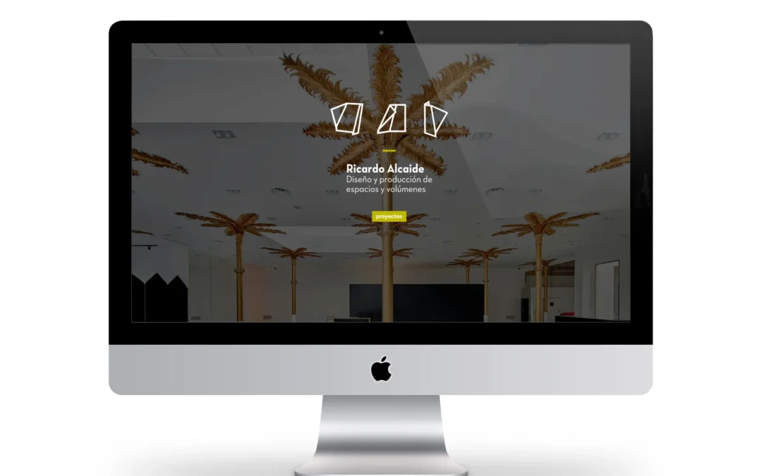 Diseño web para Ricardo Alcaide