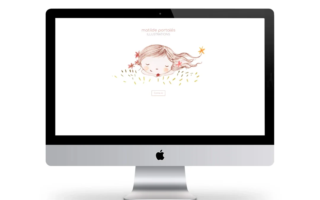 Diseño web para Matilde Portalés Illustration