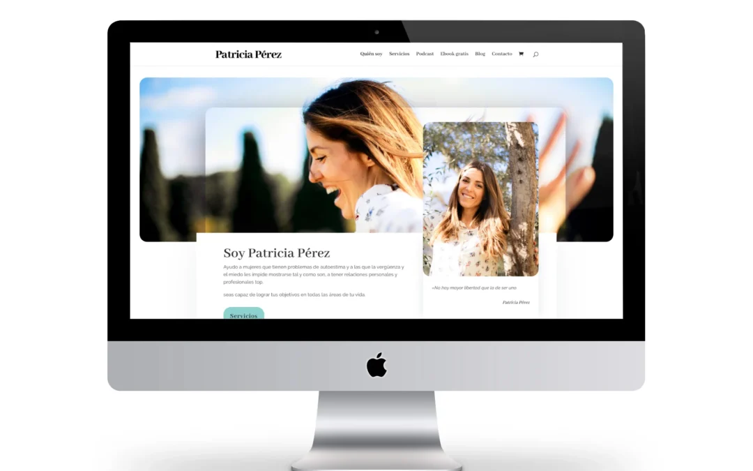 Diseño web para Patricia Pérez Delgado