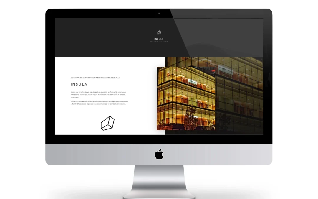 Diseño web pàra INSULA Real Estate Management