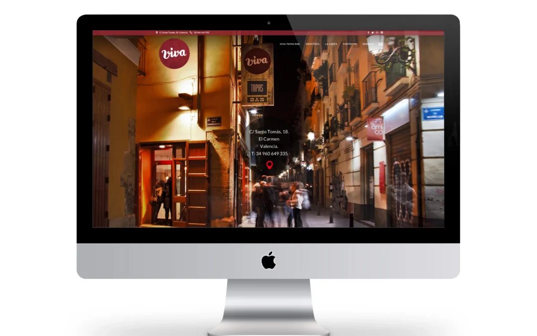 Diseño web para el restaurante Viva Tapas Bar