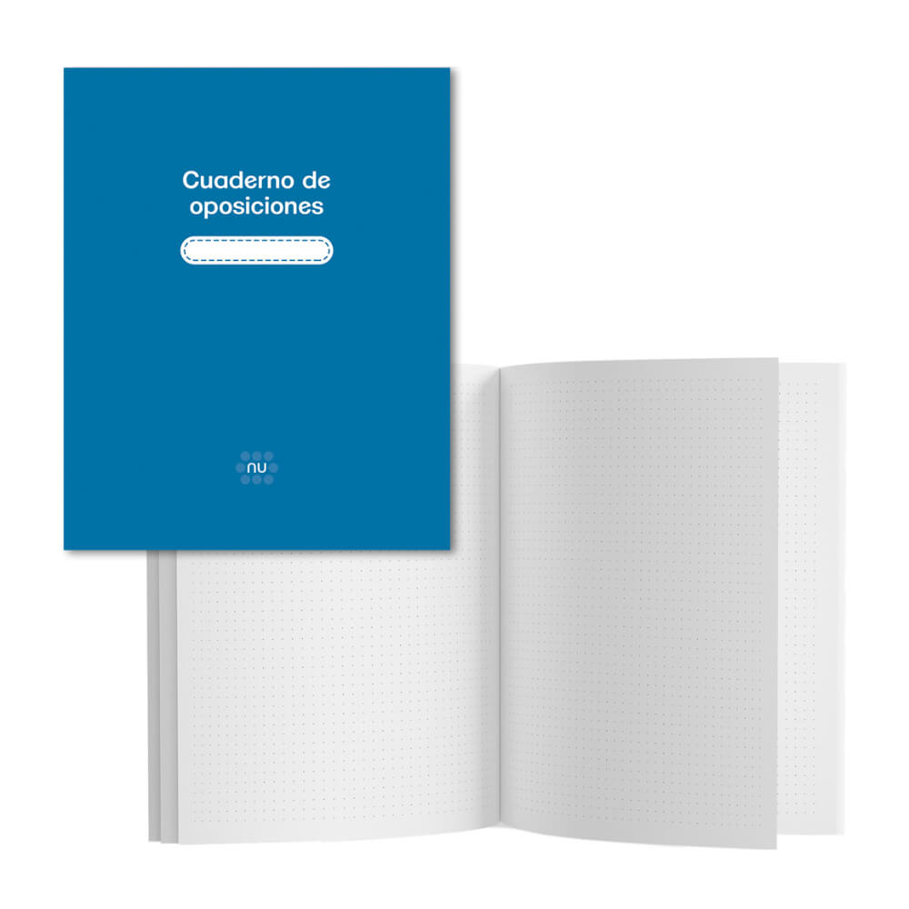 Cuaderno oposiciones Azul/Puntos