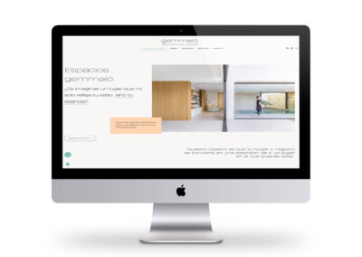 Diseño de página web para GemmaLó interiorismo