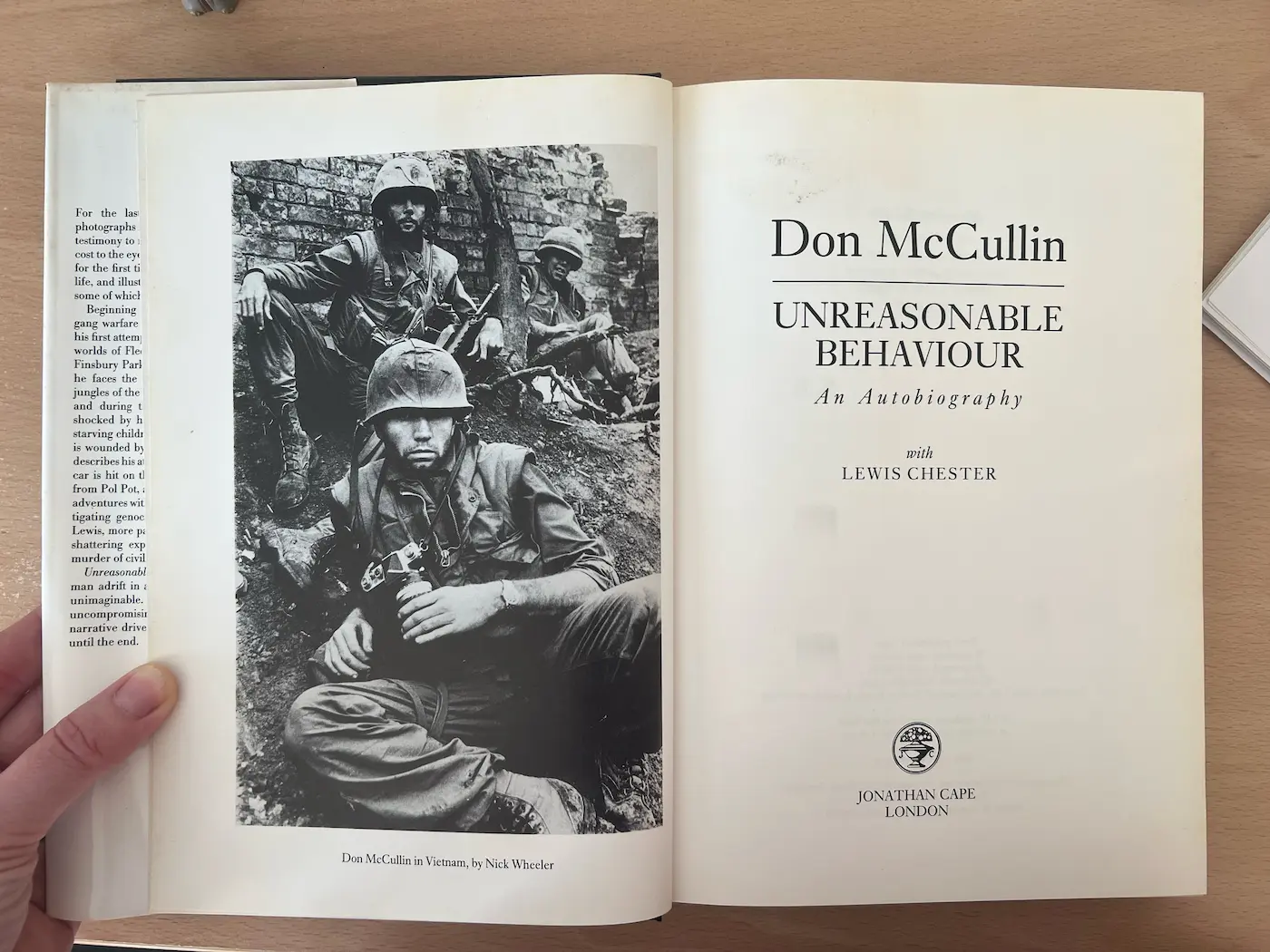 Libro Don McCullin
