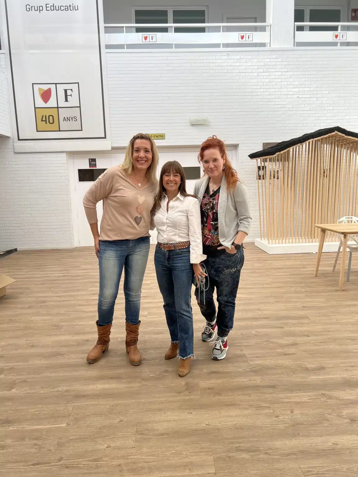 Erica, Ana Company y Patri