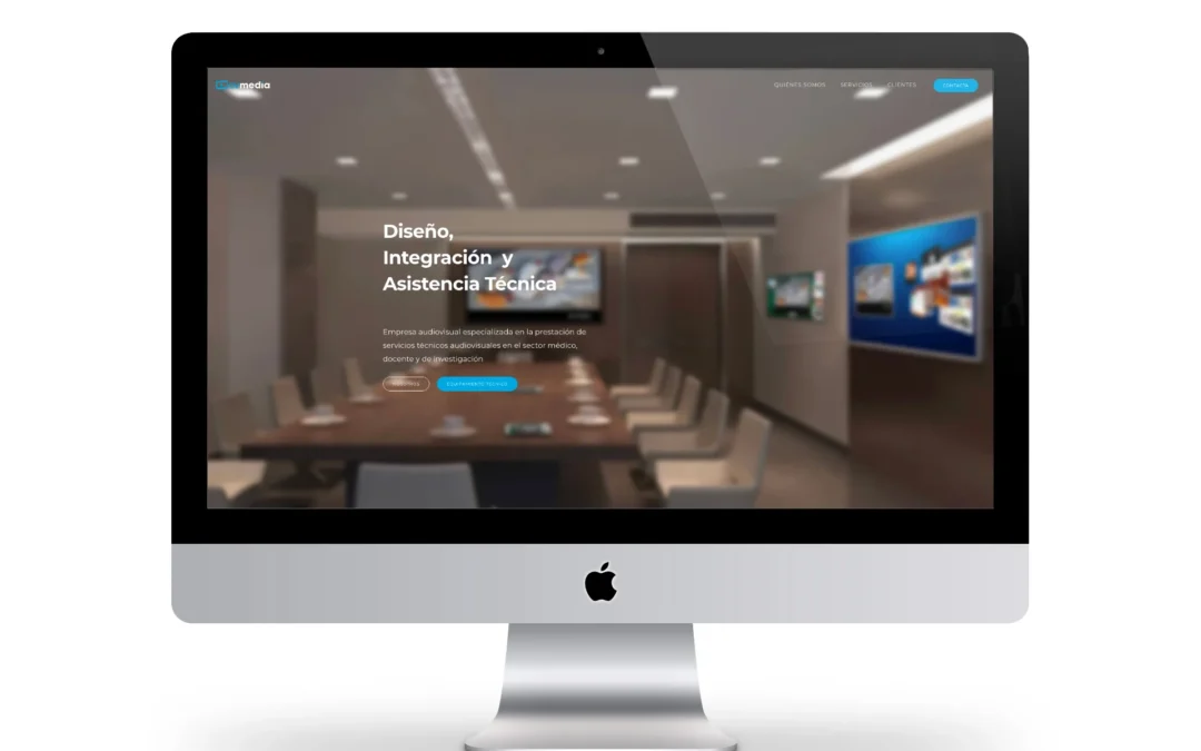 Diseño web para AVMedia Audiovisual