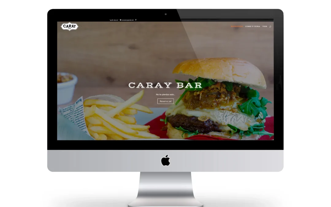 Diseño web para Caray Bar