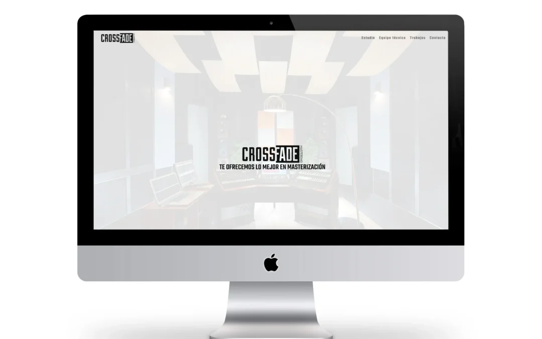 Diseño web para Crossfade Mastering