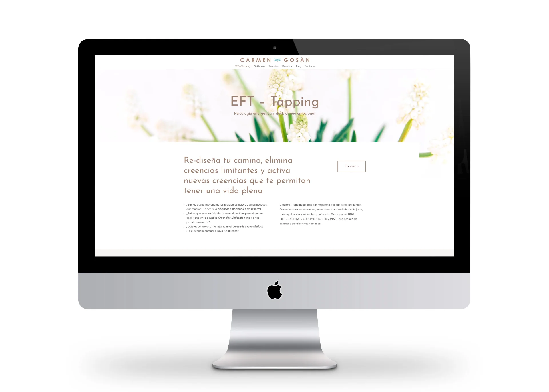 Web EFT / Tapping Carmen Gosan