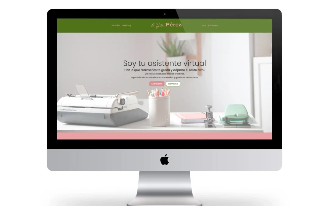 Diseño web para La Srta. Pérez