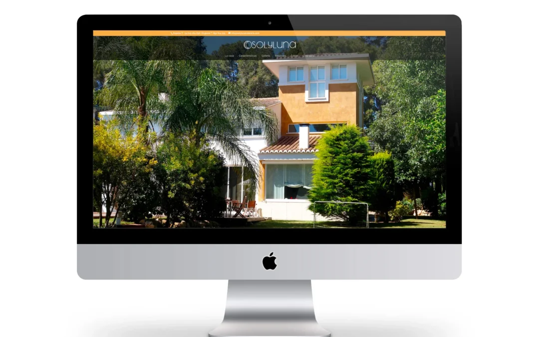 Diseño web para la casa Sol y Luna